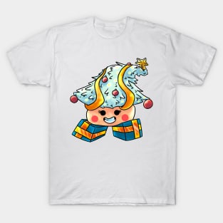 X-Mas Tree Christmas Gem Biscuit T-Shirt